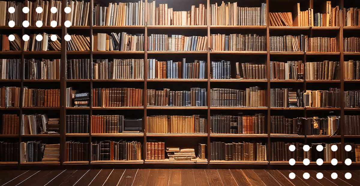 Library full of books