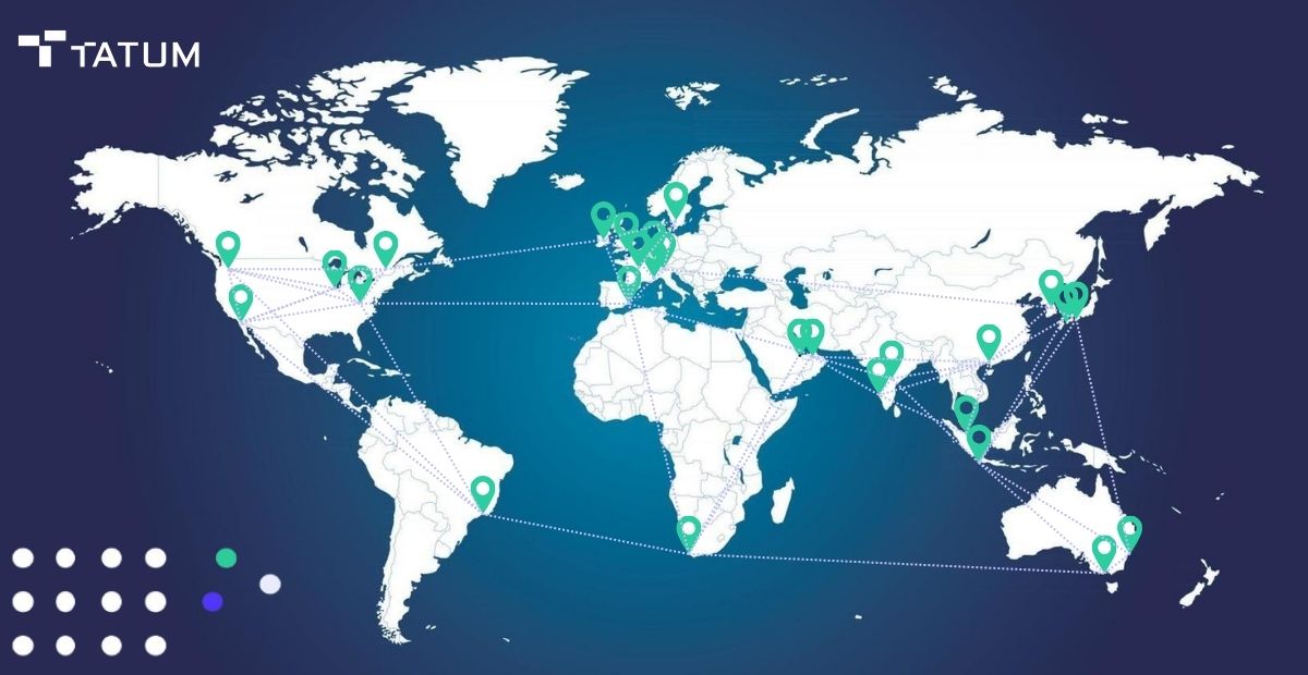 World map showing that Tatum RPCs are everywhere