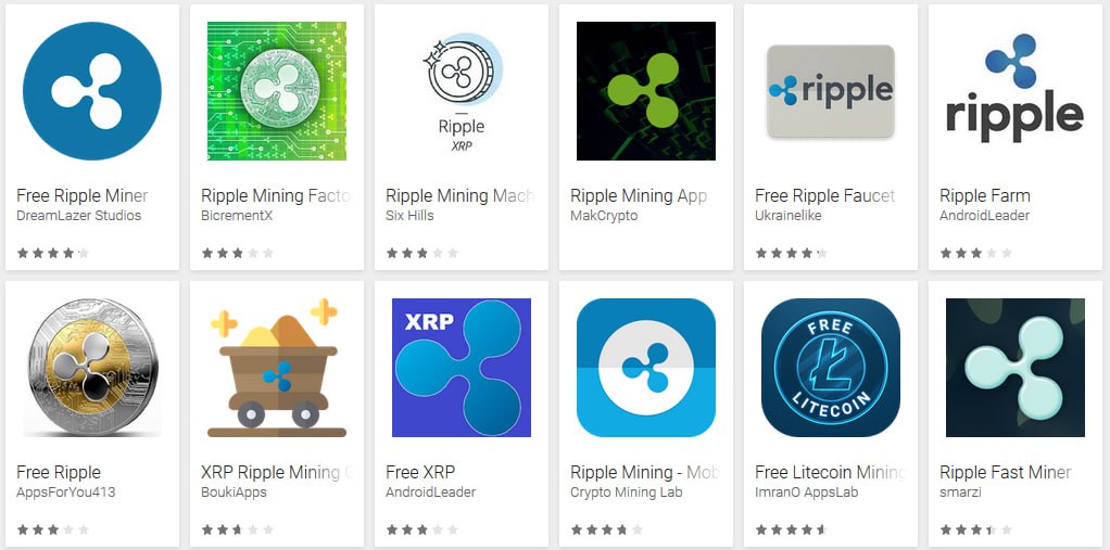 Fake crypto apps & wallets