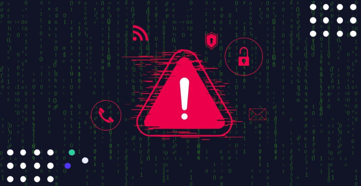 Caution sign to watch out for crypto scams