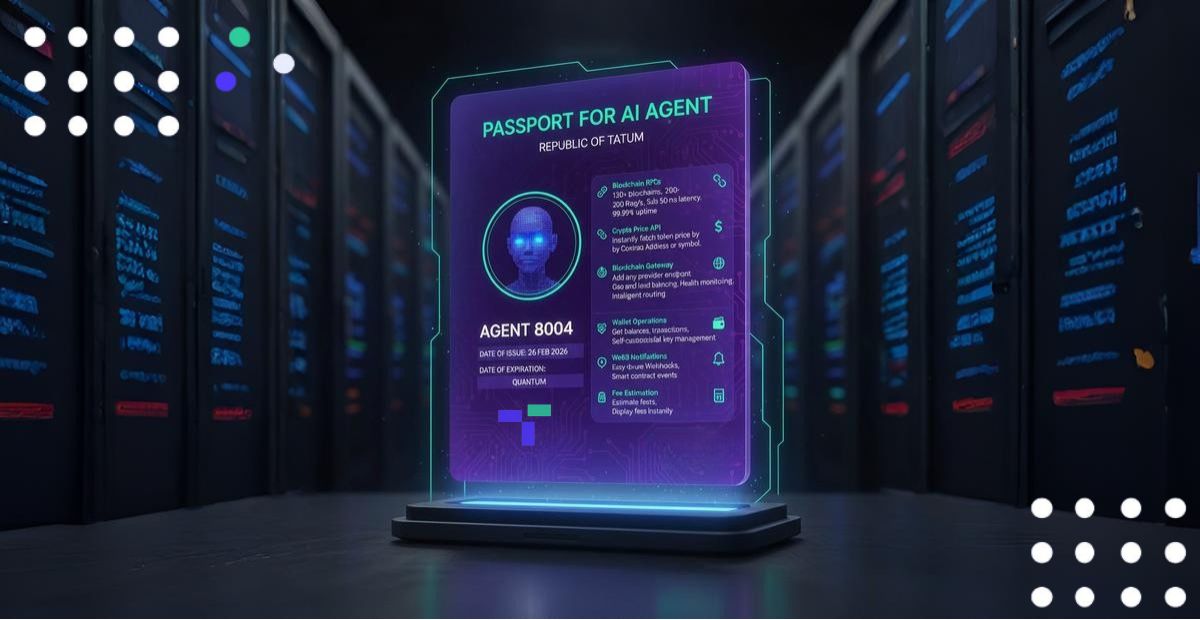 AI Agent digital passport powered by Tatum