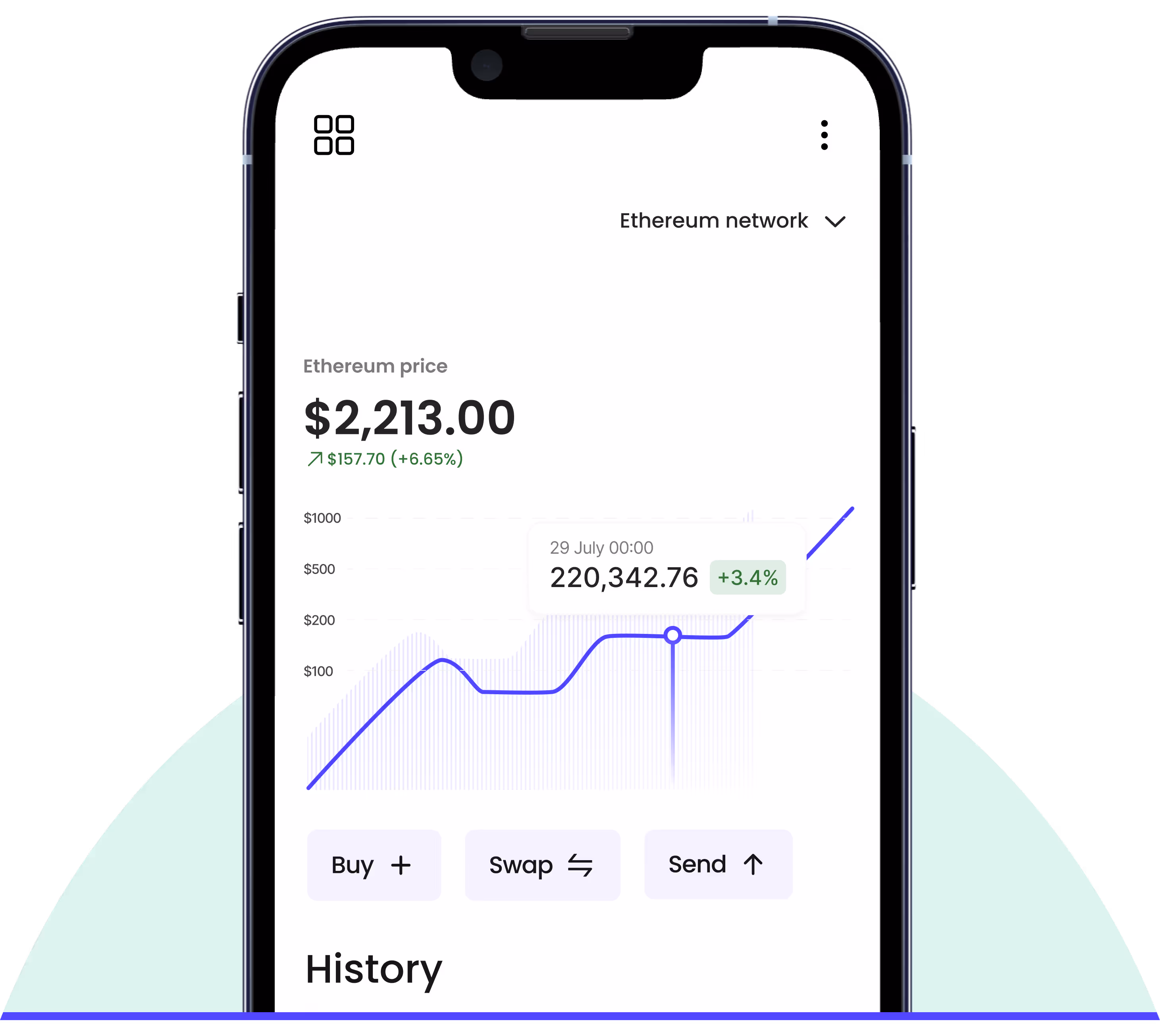 A blockchain wallet app built with Tatum